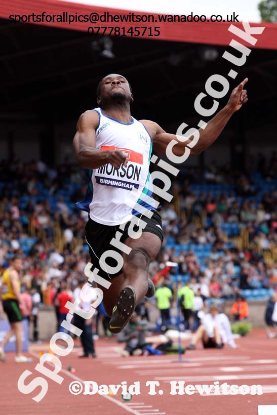 Mens long jump, British Championships, Birmingham. Photo: David T. Hewitson/Sports for All Pics